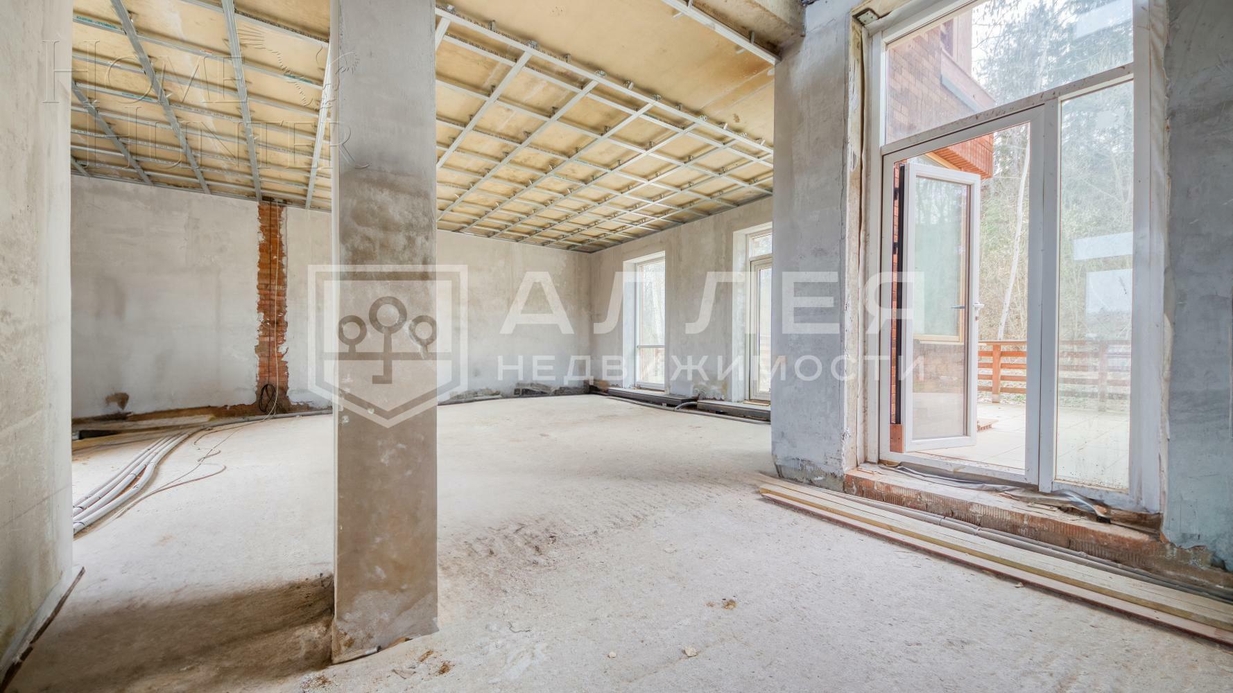 2-этажный коттедж 430 м² без отделки