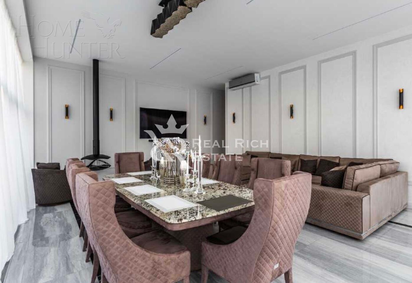 2-этажный коттедж 1 130 м² с отделкой