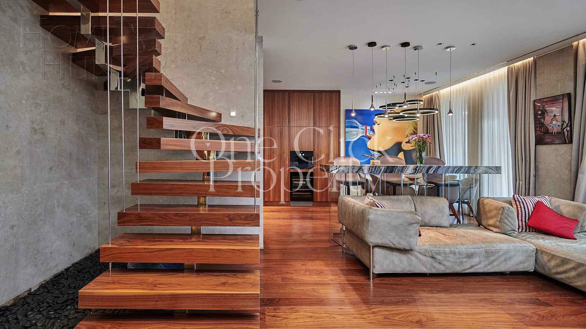 2-УРОВНЕВЫЙ ТАУНХАУС С ОТДЕЛКОЙ 173.8 М² НА 2 ЭТАЖЕ