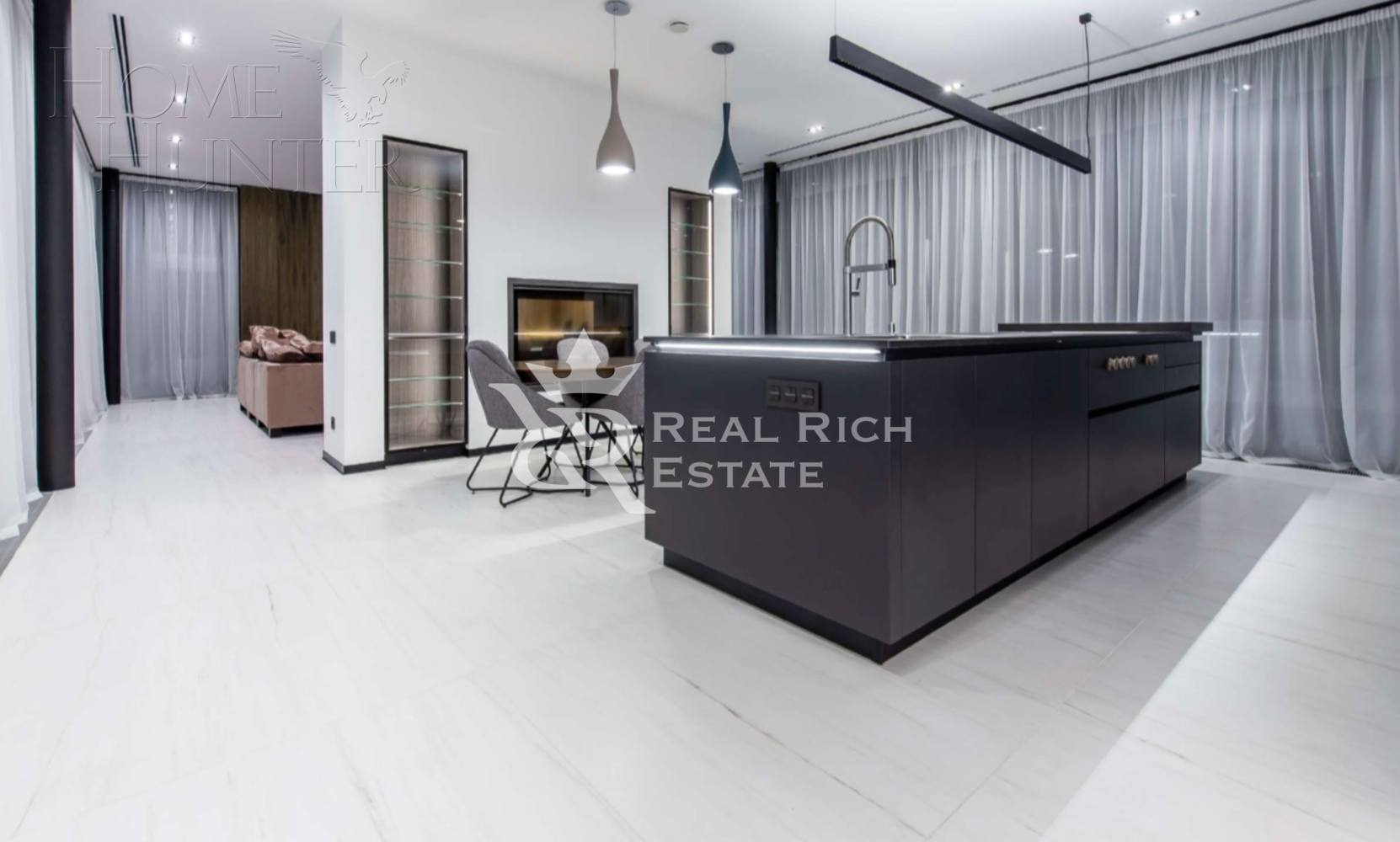 1-этажный коттедж 649 м² с отделкой