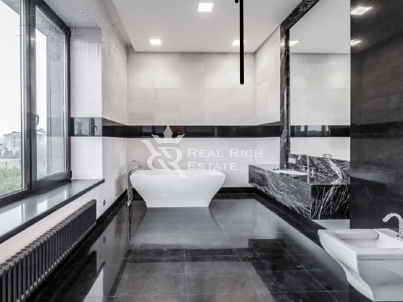 2-этажный коттедж 1 365 м² с отделкой