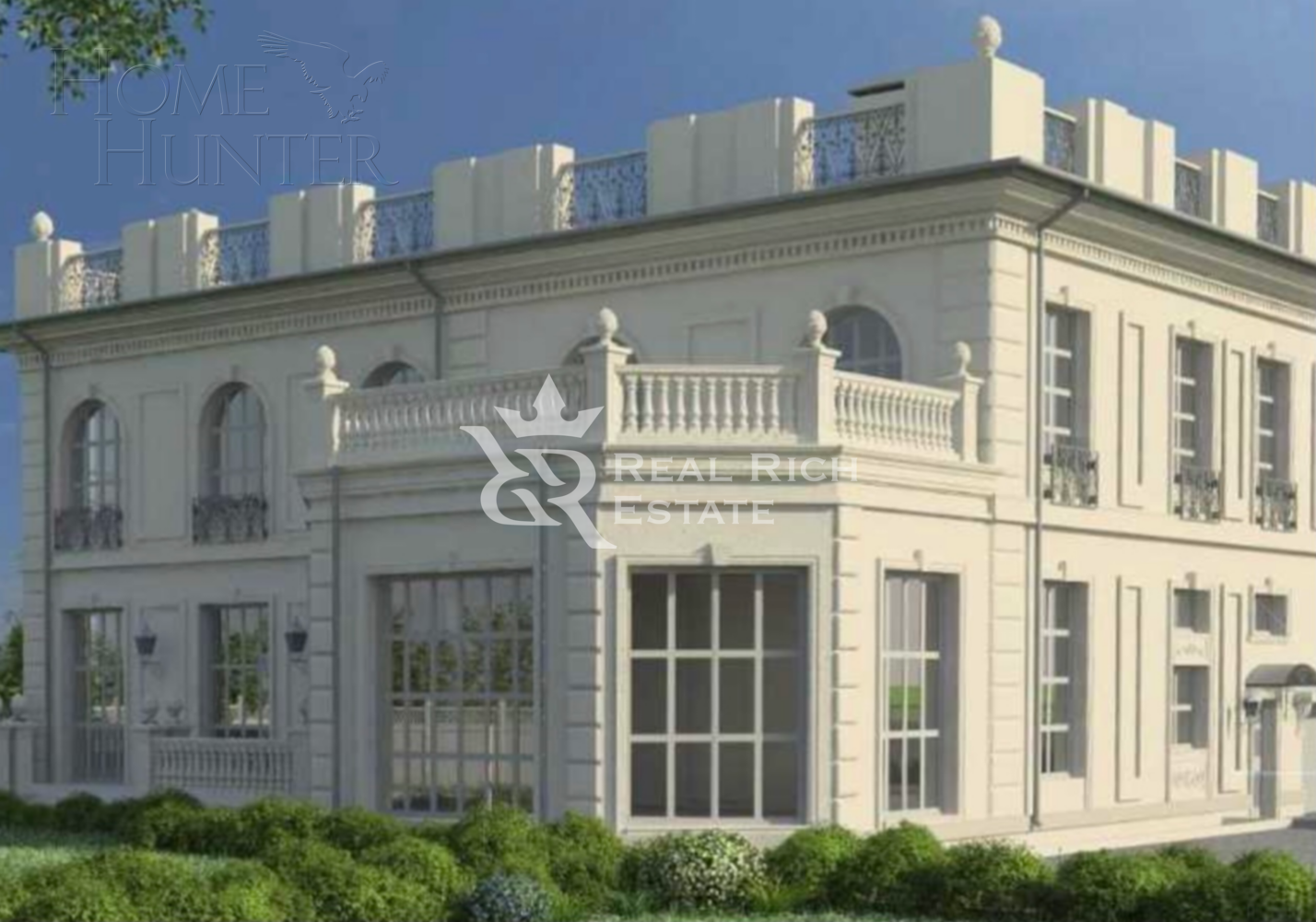 2-этажный коттедж 1 338 м² без отделки