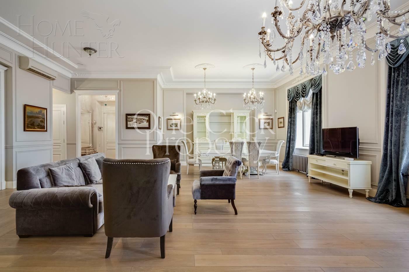 5-КОМН. КВАРТИРА С ОТДЕЛКОЙ 195.1 М² НА 3 ЭТАЖЕ