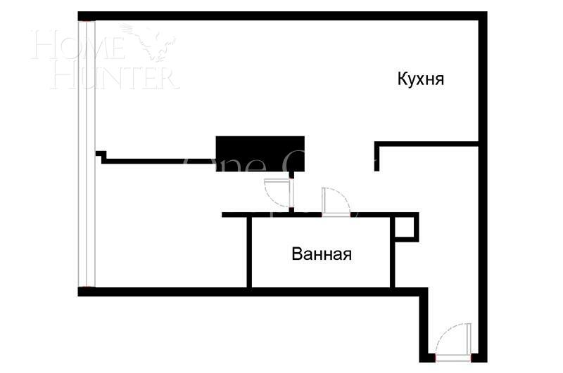 2-КОМН. АПАРТАМЕНТЫ С ОТДЕЛКОЙ 72 М² НА 24 ЭТАЖЕ