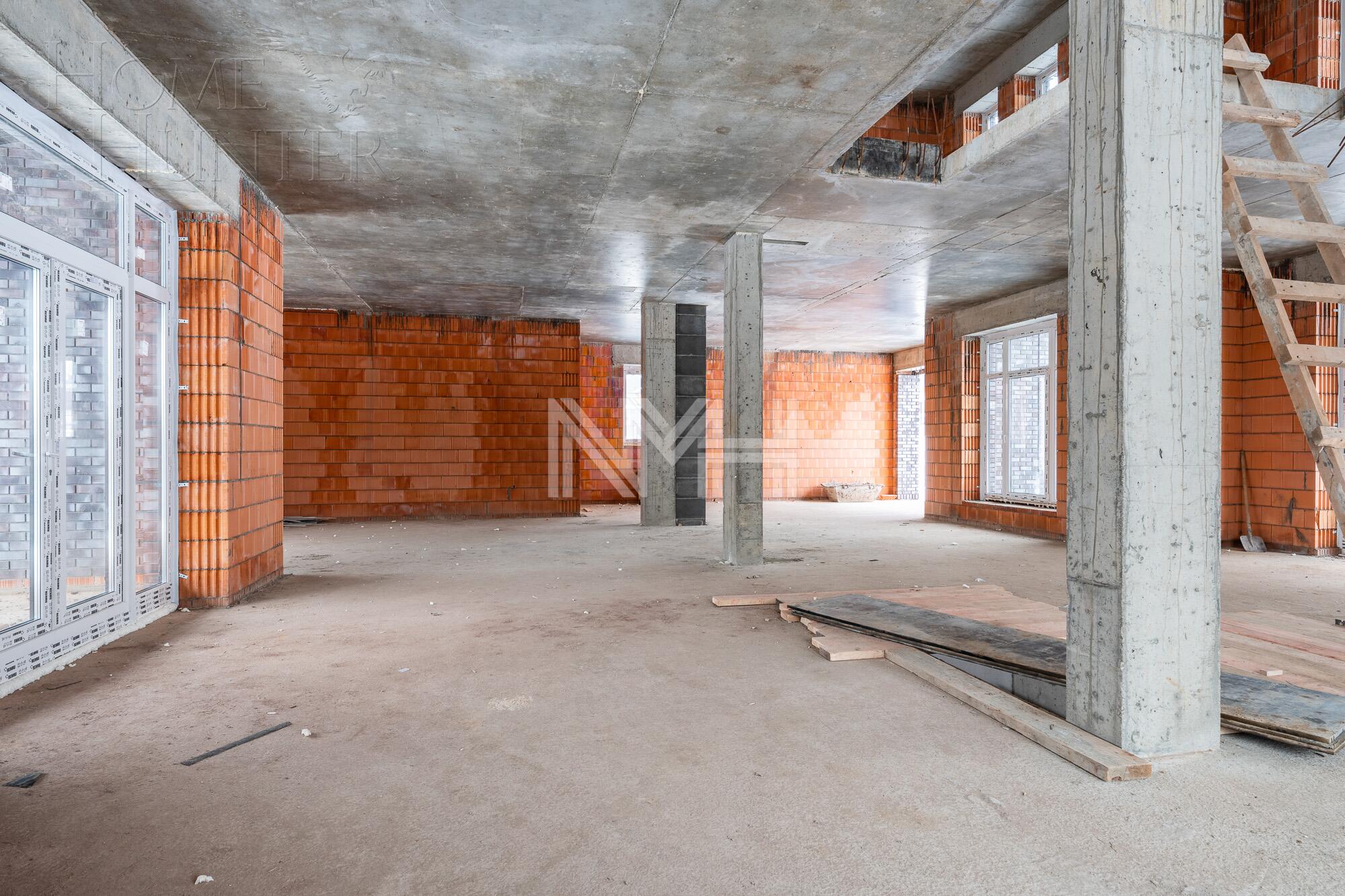 2-этажный коттедж 495 м² без отделки