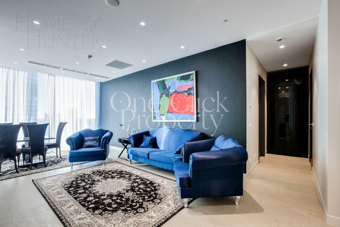 2-КОМН. АПАРТАМЕНТЫ С ОТДЕЛКОЙ 83.6 М² НА 36 ЭТАЖЕ