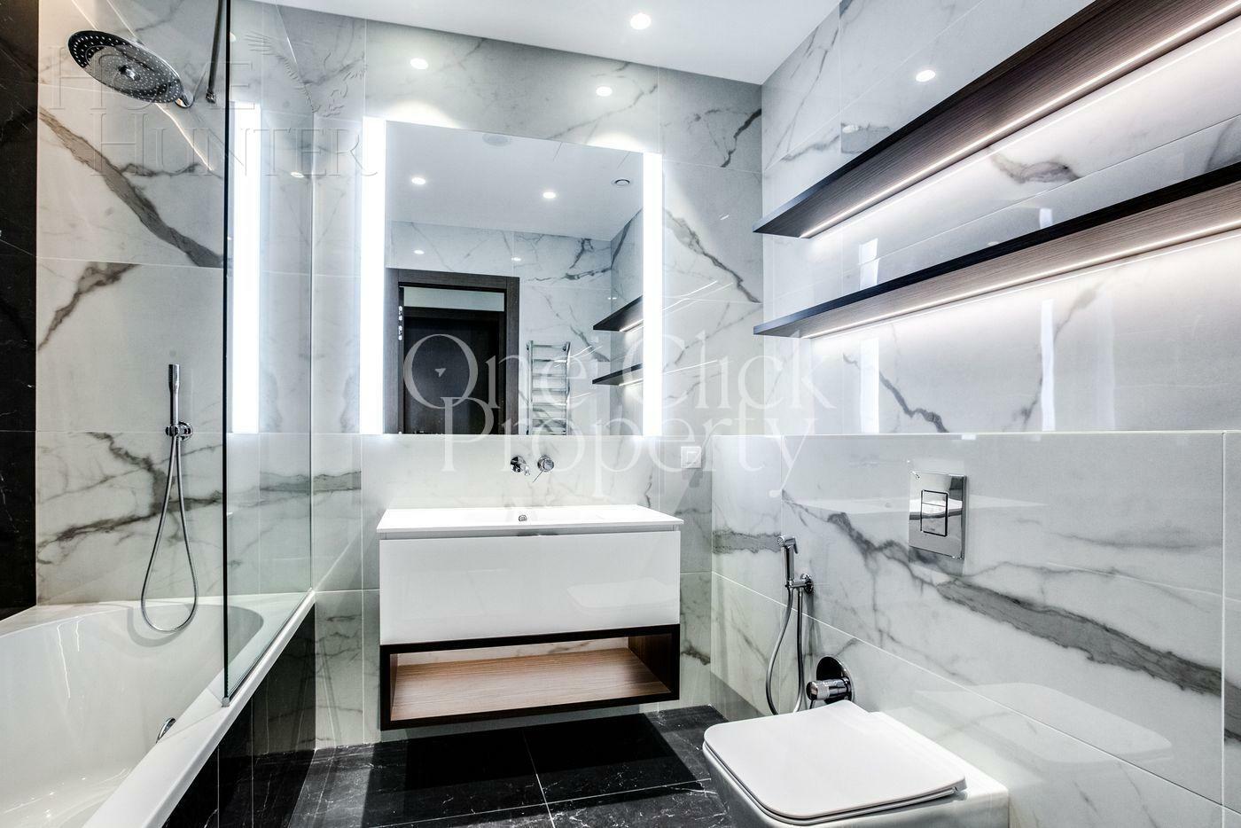 2-КОМН. АПАРТАМЕНТЫ С ОТДЕЛКОЙ 83.6 М² НА 36 ЭТАЖЕ