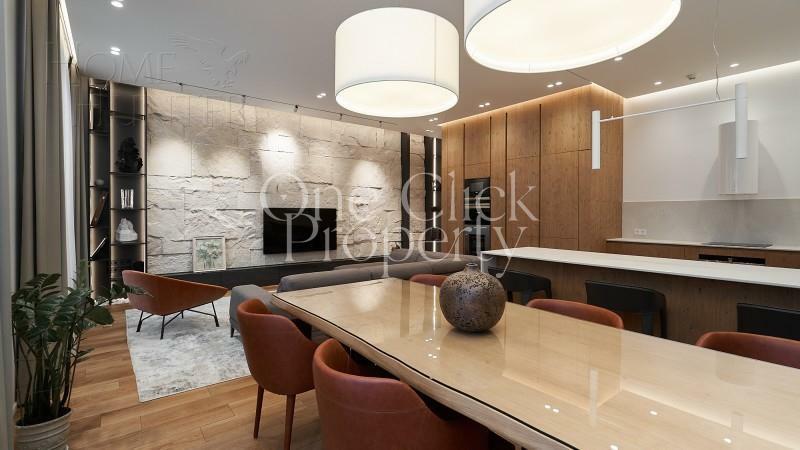 2-УРОВНЕВАЯ КВАРТИРА БЕЗ ОТДЕЛКИ 201.5 М² НА 1 ЭТАЖЕ