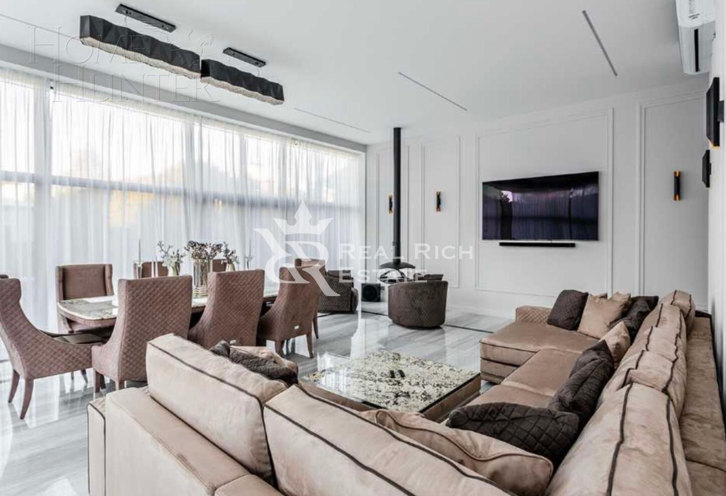 2-этажный коттедж 1 130 м² с отделкой