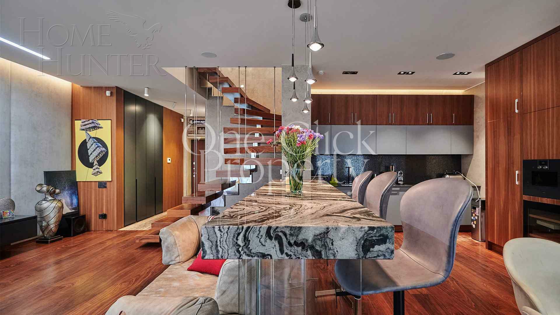 2-УРОВНЕВЫЙ ТАУНХАУС С ОТДЕЛКОЙ 173.8 М² НА 2 ЭТАЖЕ