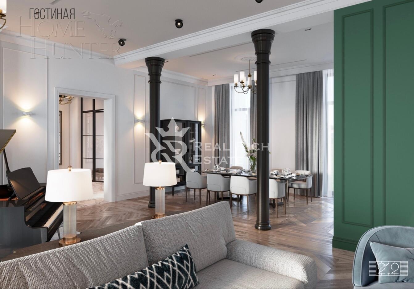 2-этажный коттедж 890 м² с отделкой