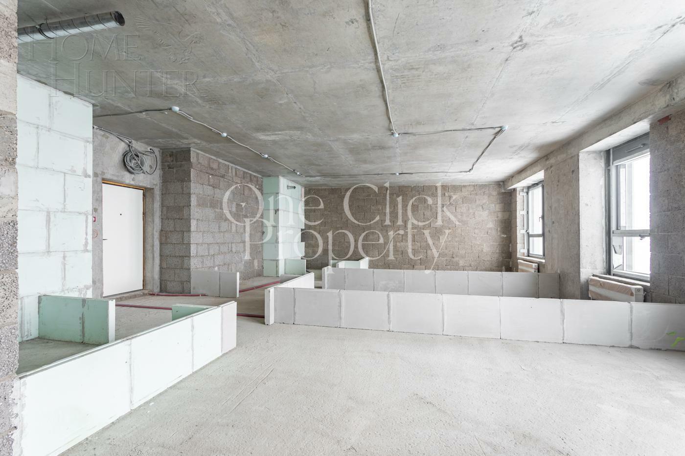 3-КОМН. АПАРТАМЕНТЫ БЕЗ ОТДЕЛКИ 85 М² НА 24 ЭТАЖЕ