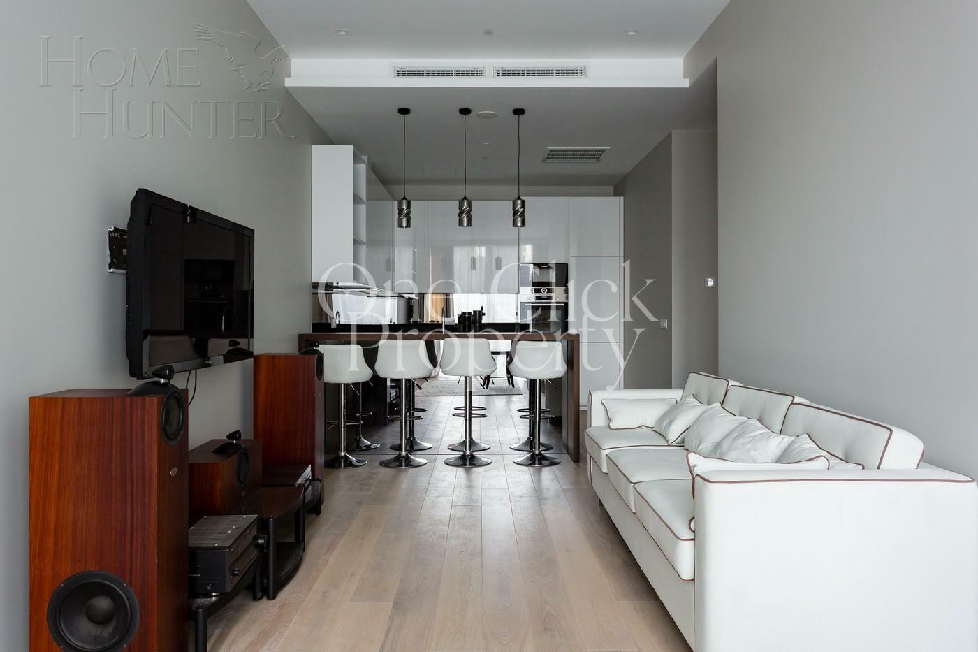 2-КОМН. АПАРТАМЕНТЫ С ОТДЕЛКОЙ 72 М² НА 24 ЭТАЖЕ