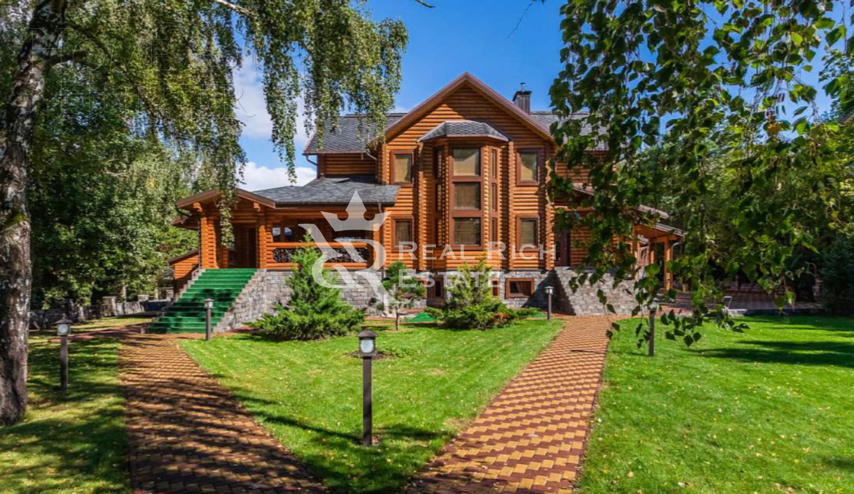 2-этажный коттедж 800 м² с отделкой