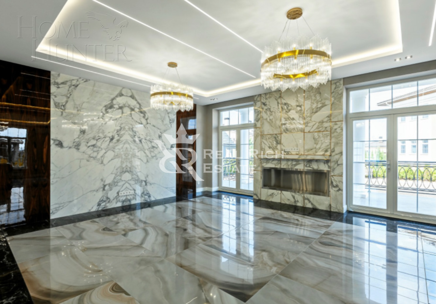 2-этажный коттедж 703 м² с отделкой