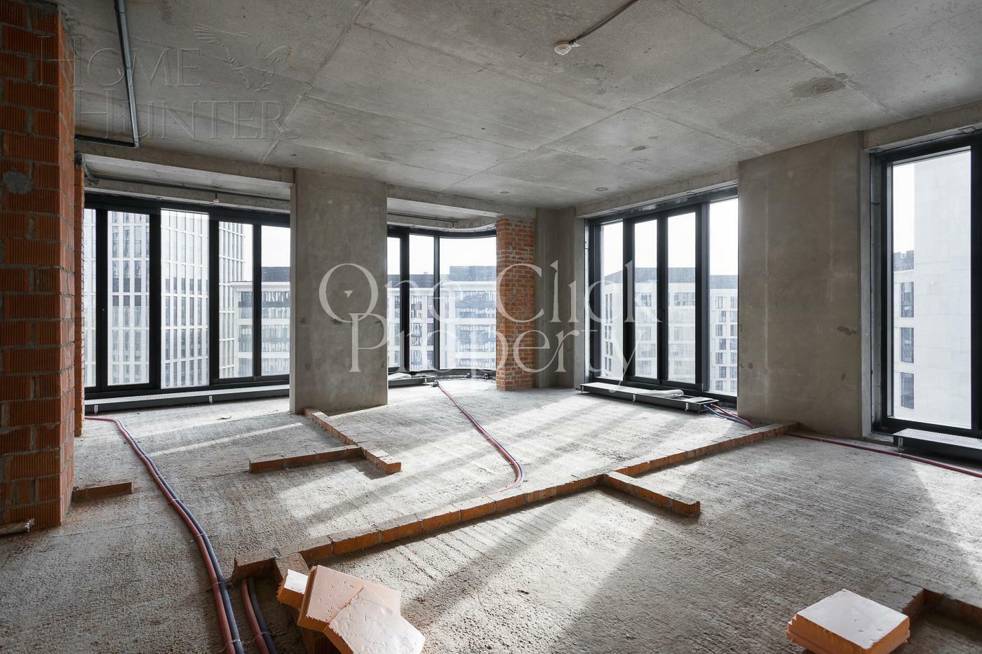 4-КОМН. АПАРТАМЕНТЫ БЕЗ ОТДЕЛКИ 124 М² НА 11 ЭТАЖЕ