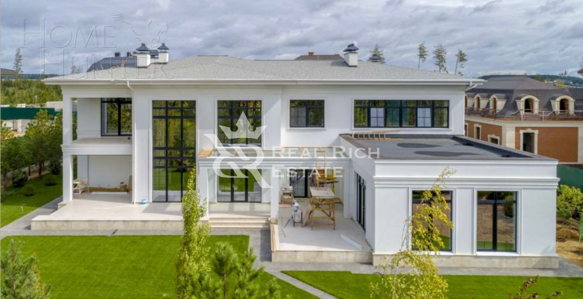 2-этажный коттедж 1 200 м² с отделкой