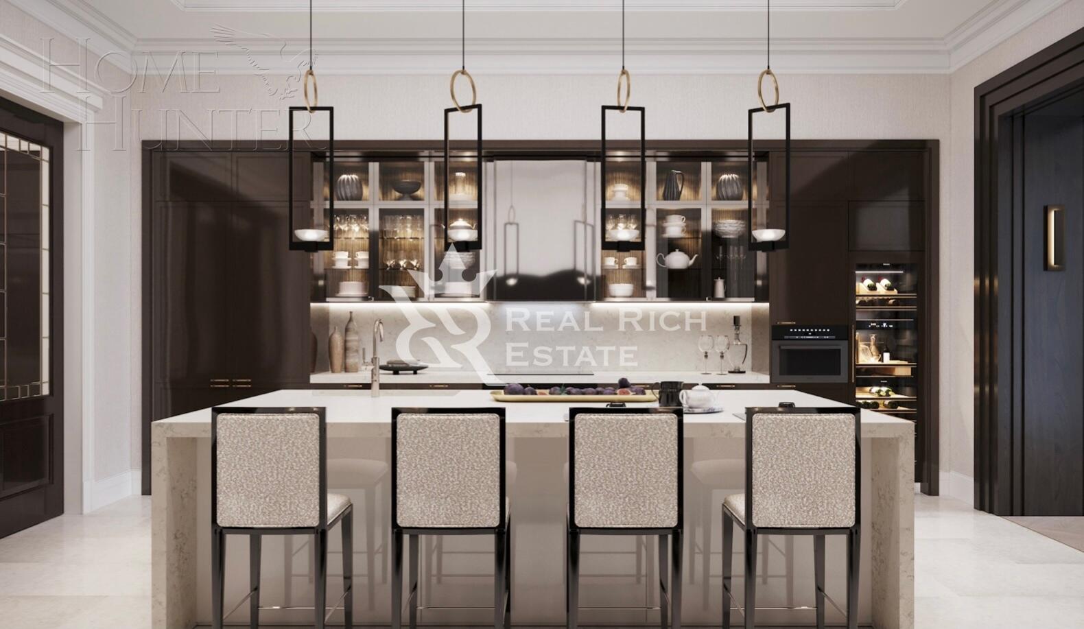 2-этажный коттедж 1 455 м² с отделкой