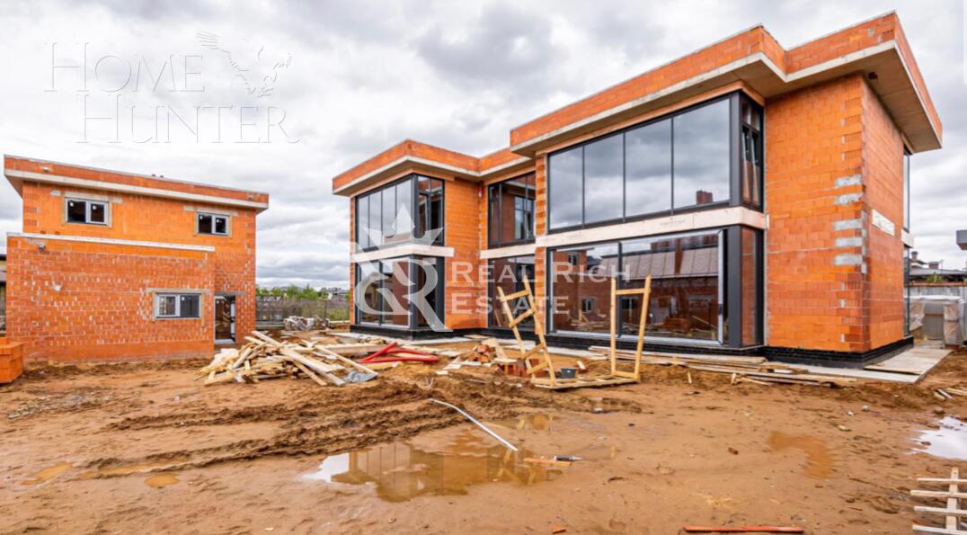 2-этажный коттедж 430 м² без отделки