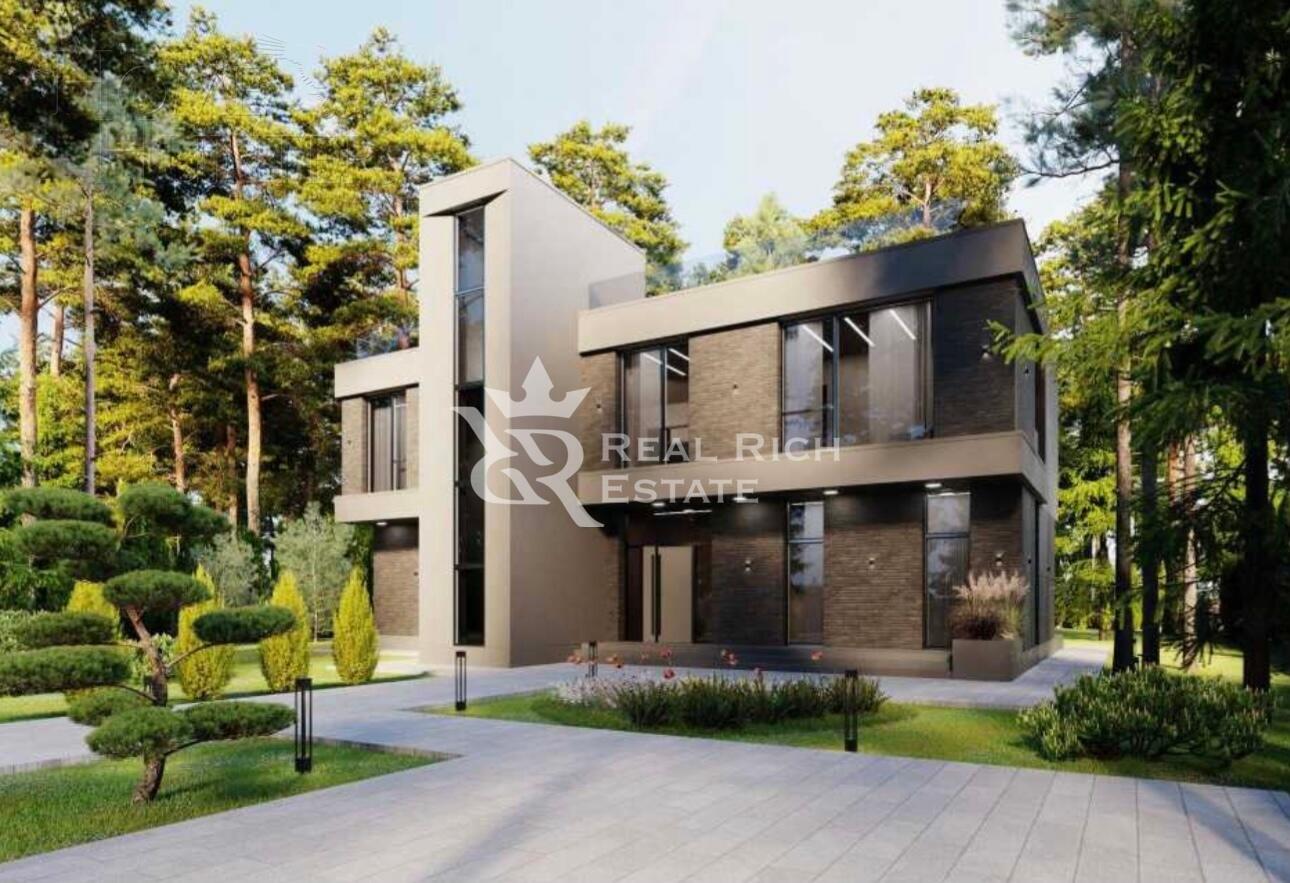 2-этажный коттедж 360 м² без отделки