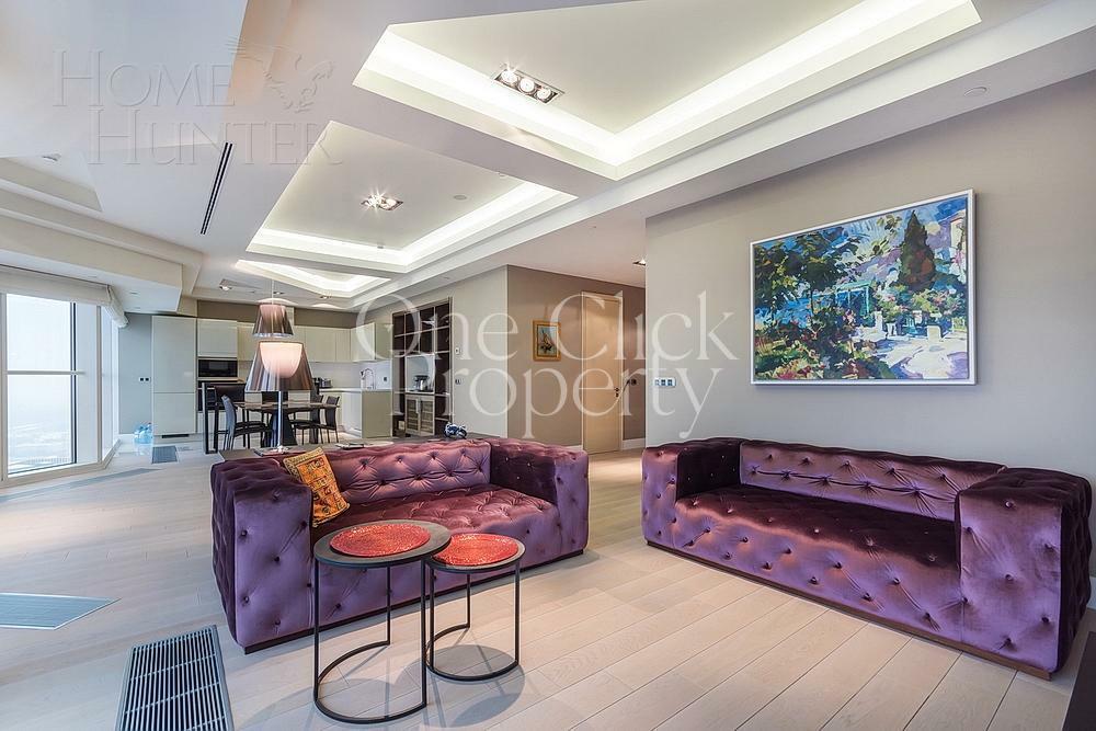 2-КОМН. АПАРТАМЕНТЫ С ОТДЕЛКОЙ 120.4 М² НА 51 ЭТАЖЕ