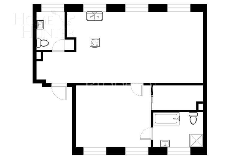 2-КОМН. АПАРТАМЕНТЫ БЕЗ ОТДЕЛКИ 75 М² НА 2 ЭТАЖЕ