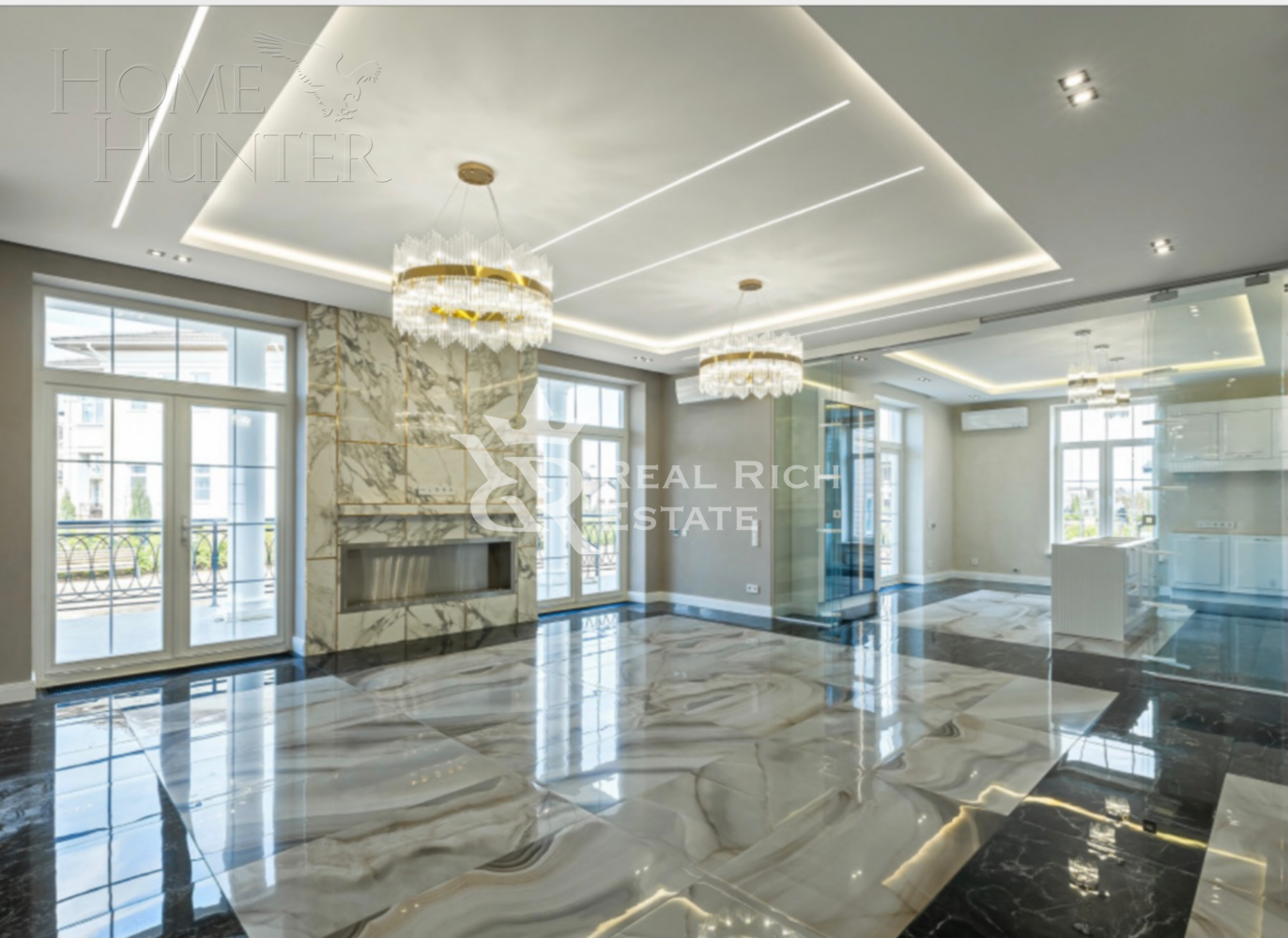 2-этажный коттедж 703 м² с отделкой