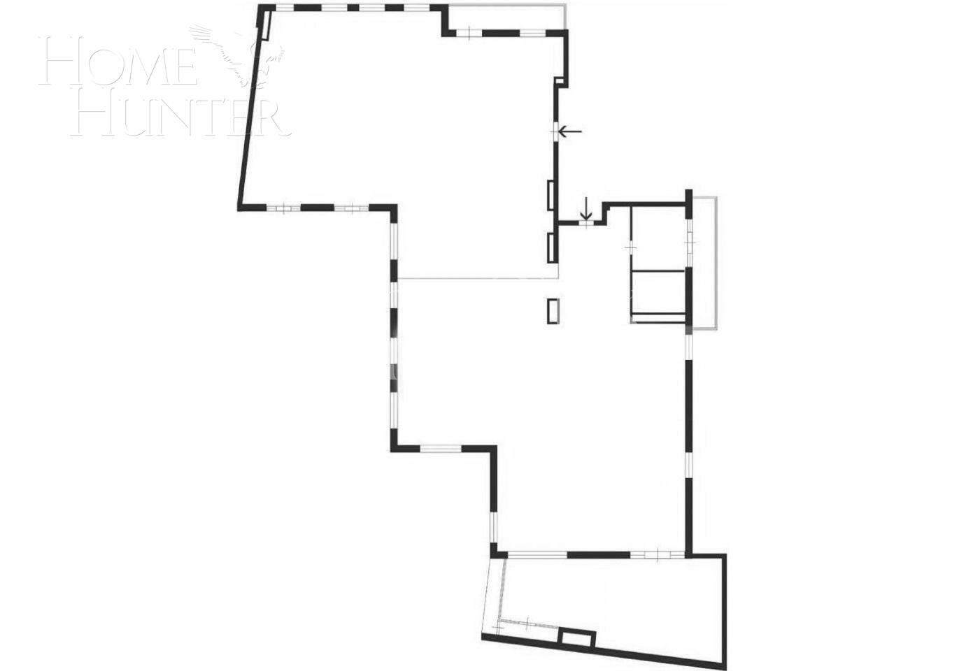 9-КОМН. КВАРТИРА БЕЗ ОТДЕЛКИ 486 М² НА 3 ЭТАЖЕ