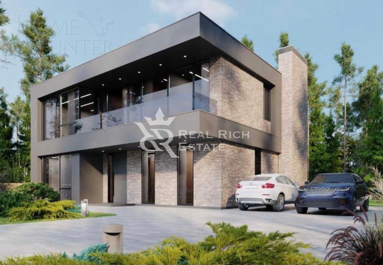 2-этажный коттедж 290 м² без отделки