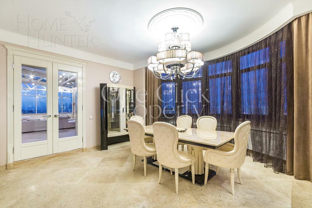 2-УРОВНЕВЫЙ ПЕНТХАУС С ОТДЕЛКОЙ 218 М² НА 23 ЭТАЖЕ