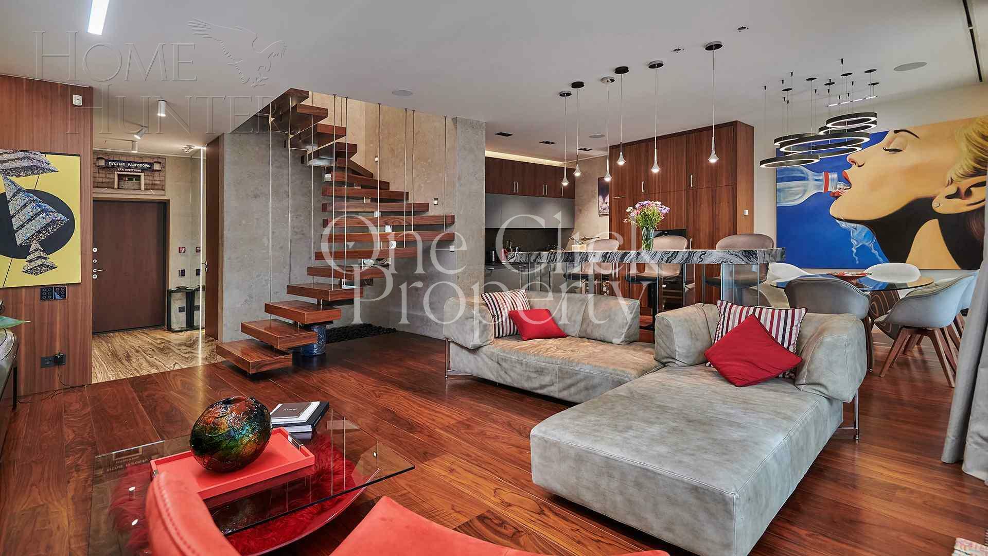 2-УРОВНЕВЫЙ ТАУНХАУС С ОТДЕЛКОЙ 173.8 М² НА 2 ЭТАЖЕ