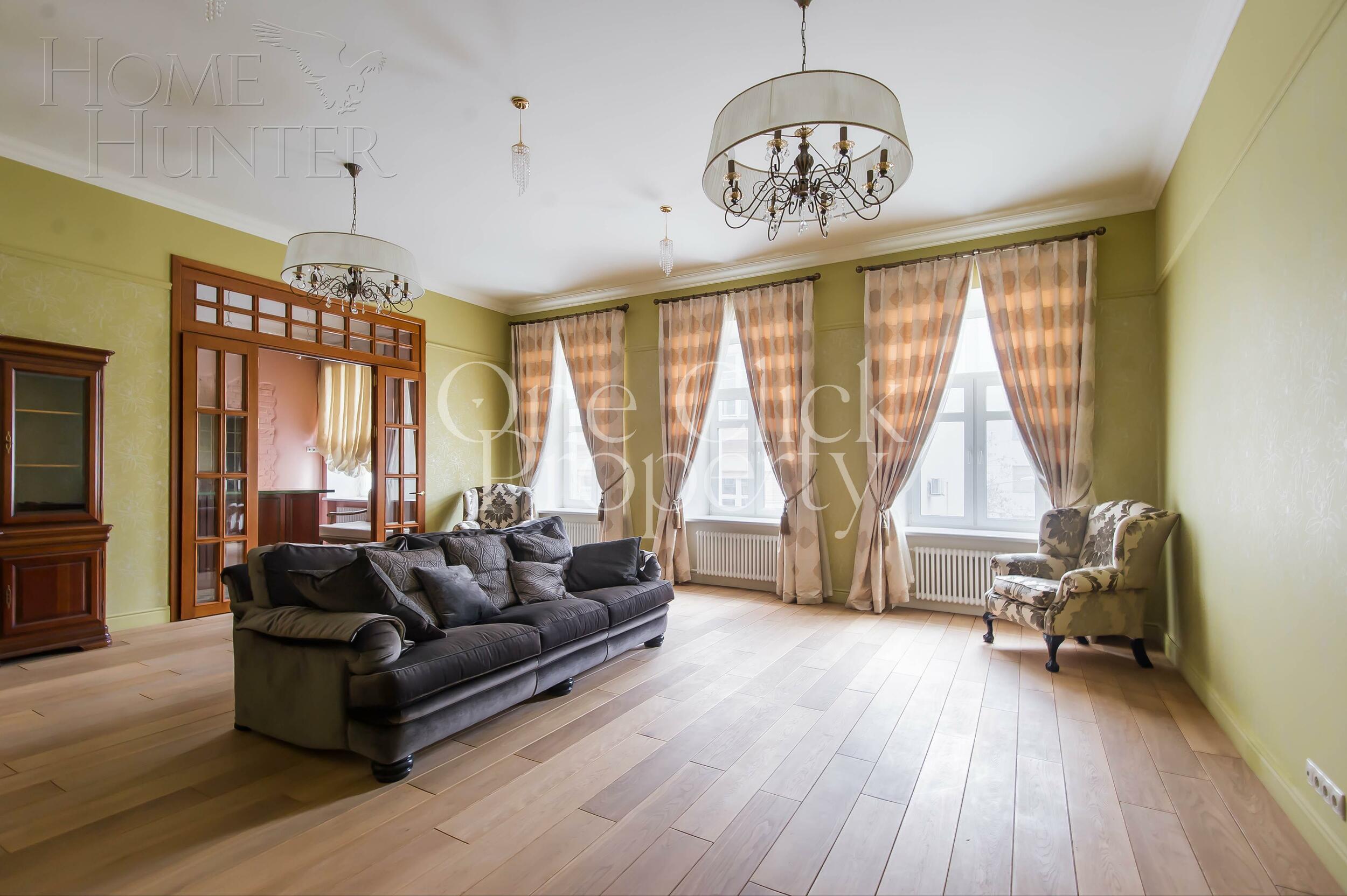 4-КОМН. КВАРТИРА С ОТДЕЛКОЙ 175 М² НА 3 ЭТАЖЕ