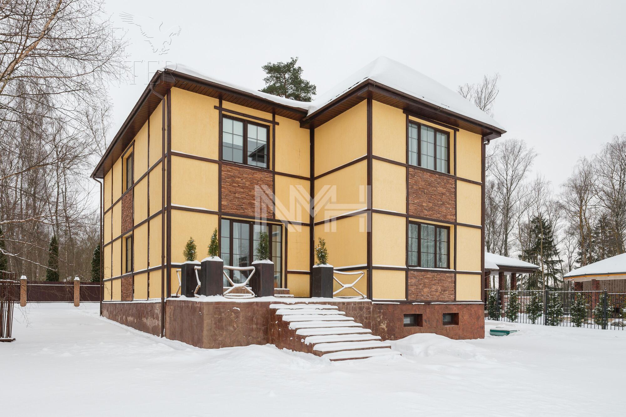 2-этажный коттедж 380 м² с отделкой