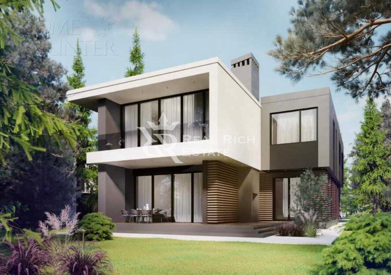 2-этажный коттедж 340 м² без отделки