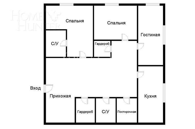 2-УРОВНЕВАЯ КВАРТИРА С ОТДЕЛКОЙ 125 М² НА 5 ЭТАЖЕ