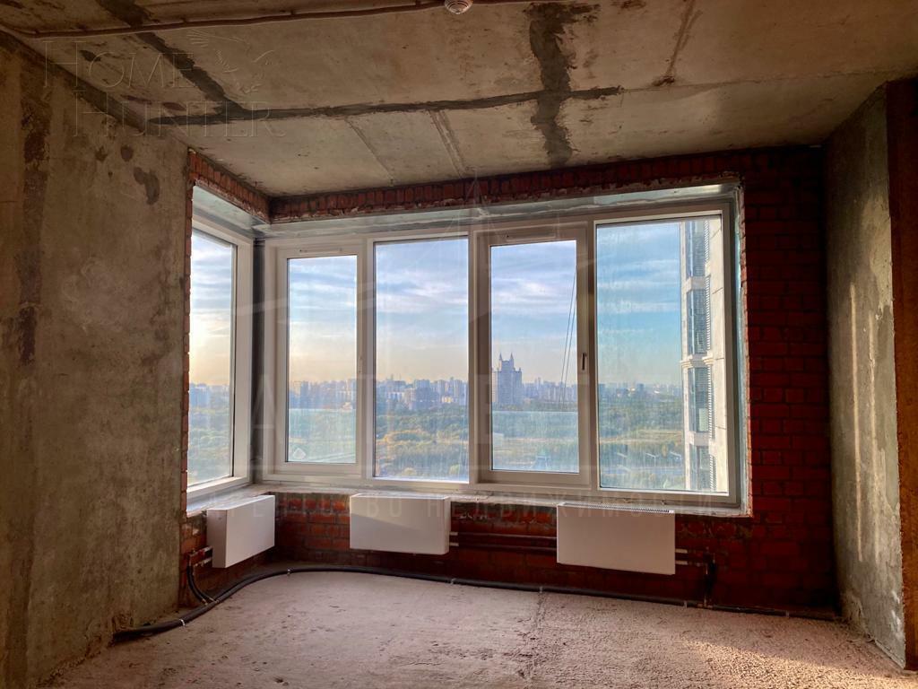 3-КОМН. КВАРТИРА БЕЗ ОТДЕЛКИ 105 М² НА 25 ЭТАЖЕ