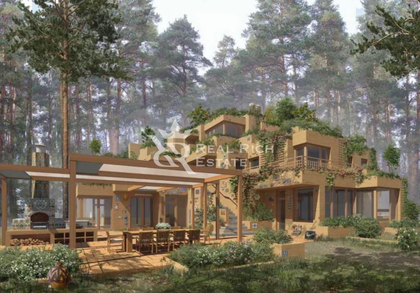 2-этажный коттедж 1 330 м² с отделкой