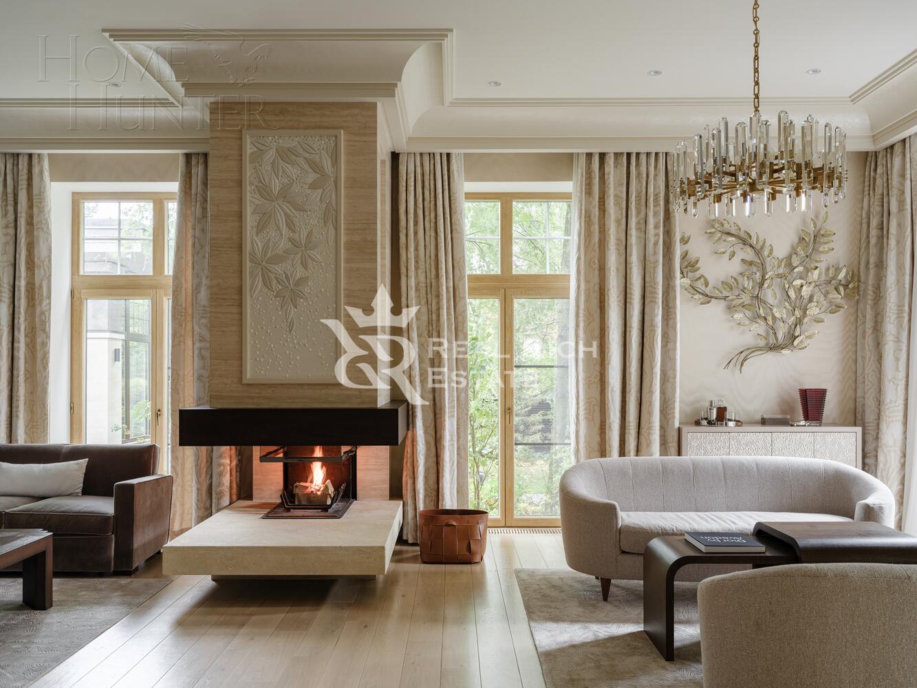 2-этажный коттедж 1 123 м² с отделкой