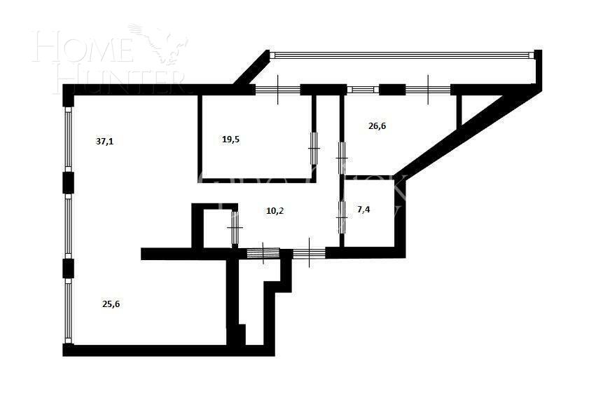2-УРОВНЕВАЯ КВАРТИРА С ОТДЕЛКОЙ 228 М² НА 44 ЭТАЖЕ
