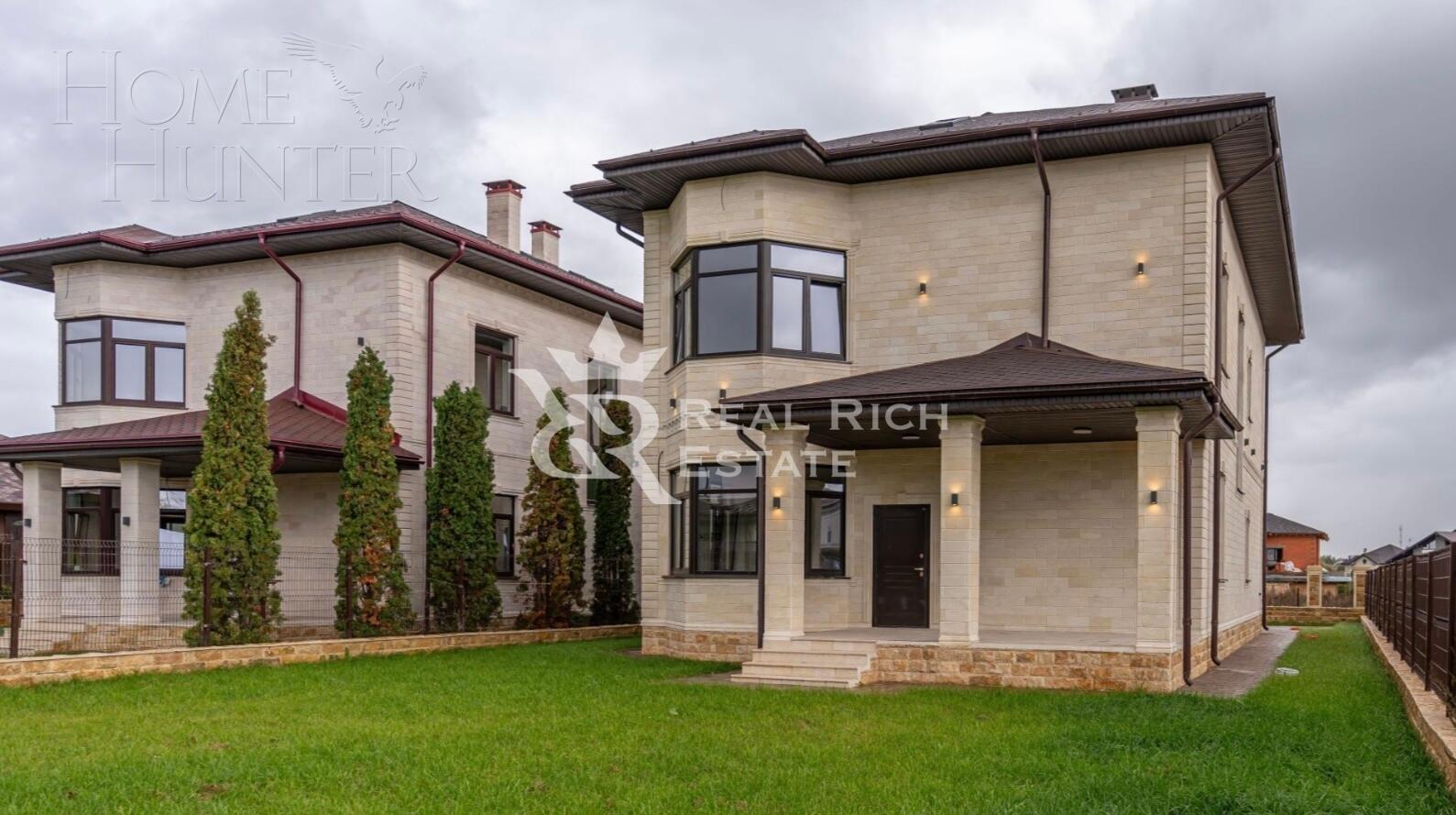 2-этажный коттедж 350 м² с отделкой