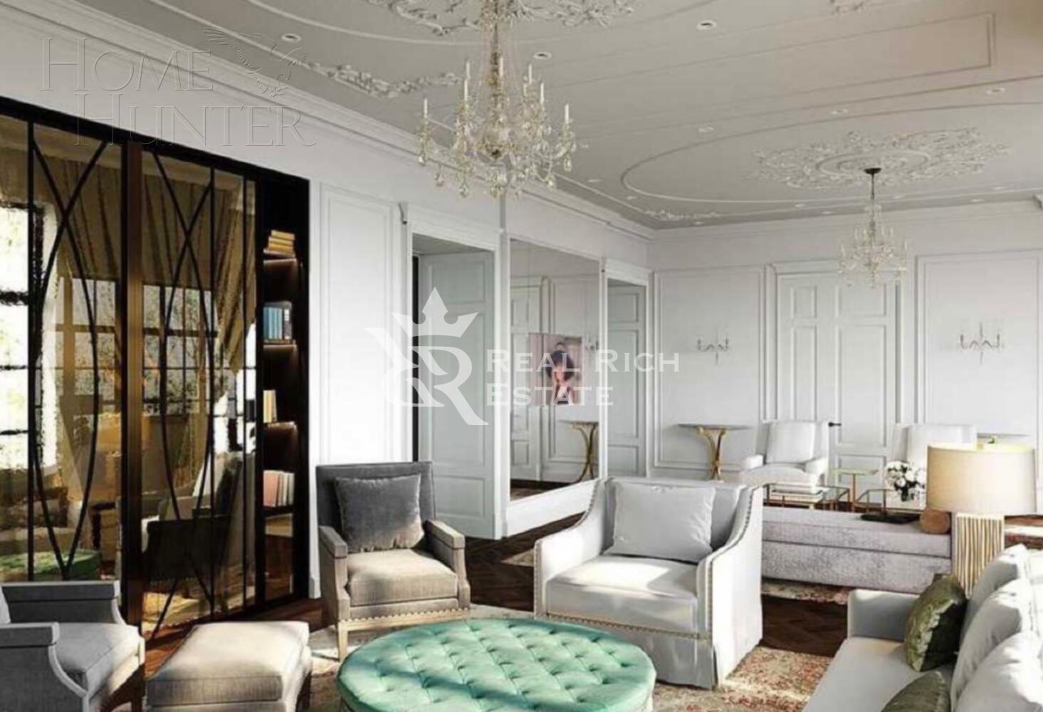 3-этажный коттедж 1 200 м² без отделки