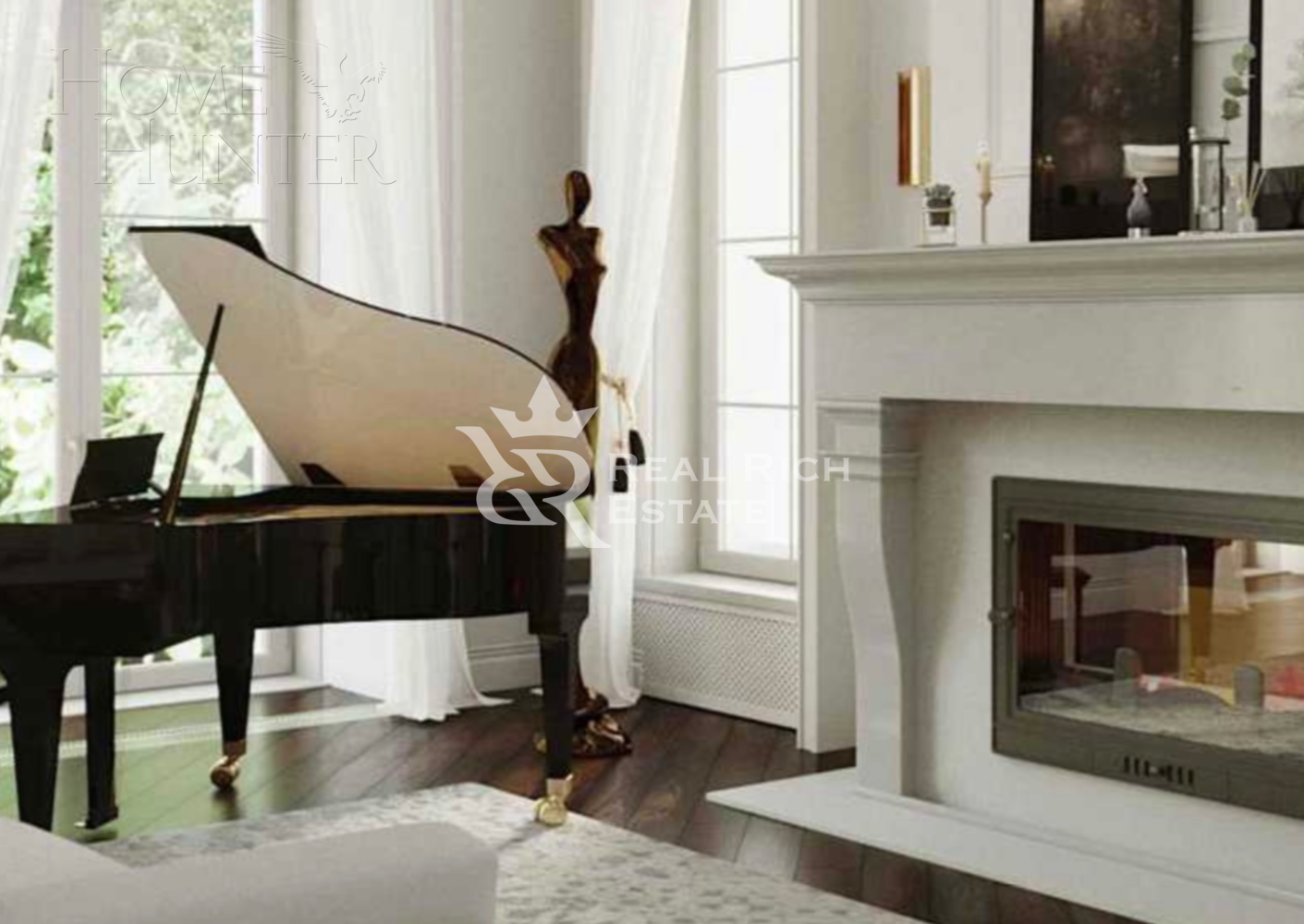 2-этажный коттедж 1 338 м² без отделки