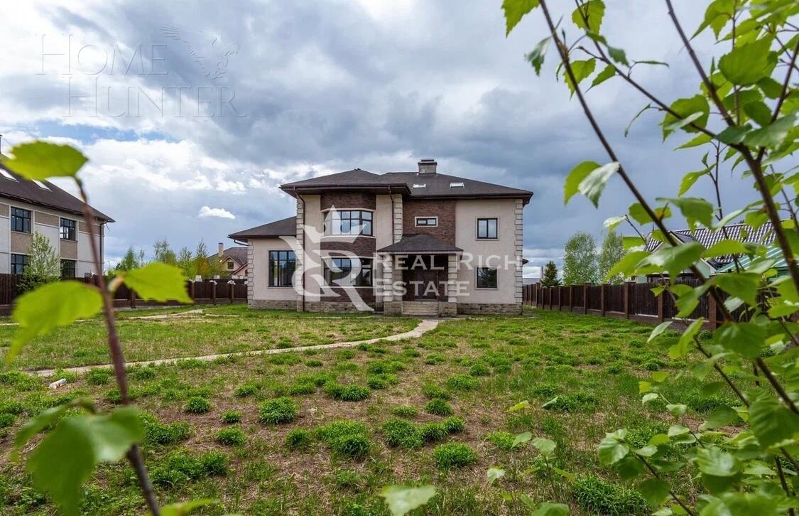 2-этажный коттедж 450 м² без отделки