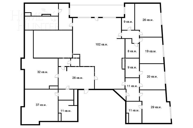 6-КОМН. КВАРТИРА С ОТДЕЛКОЙ 412 М² НА 4 ЭТАЖЕ