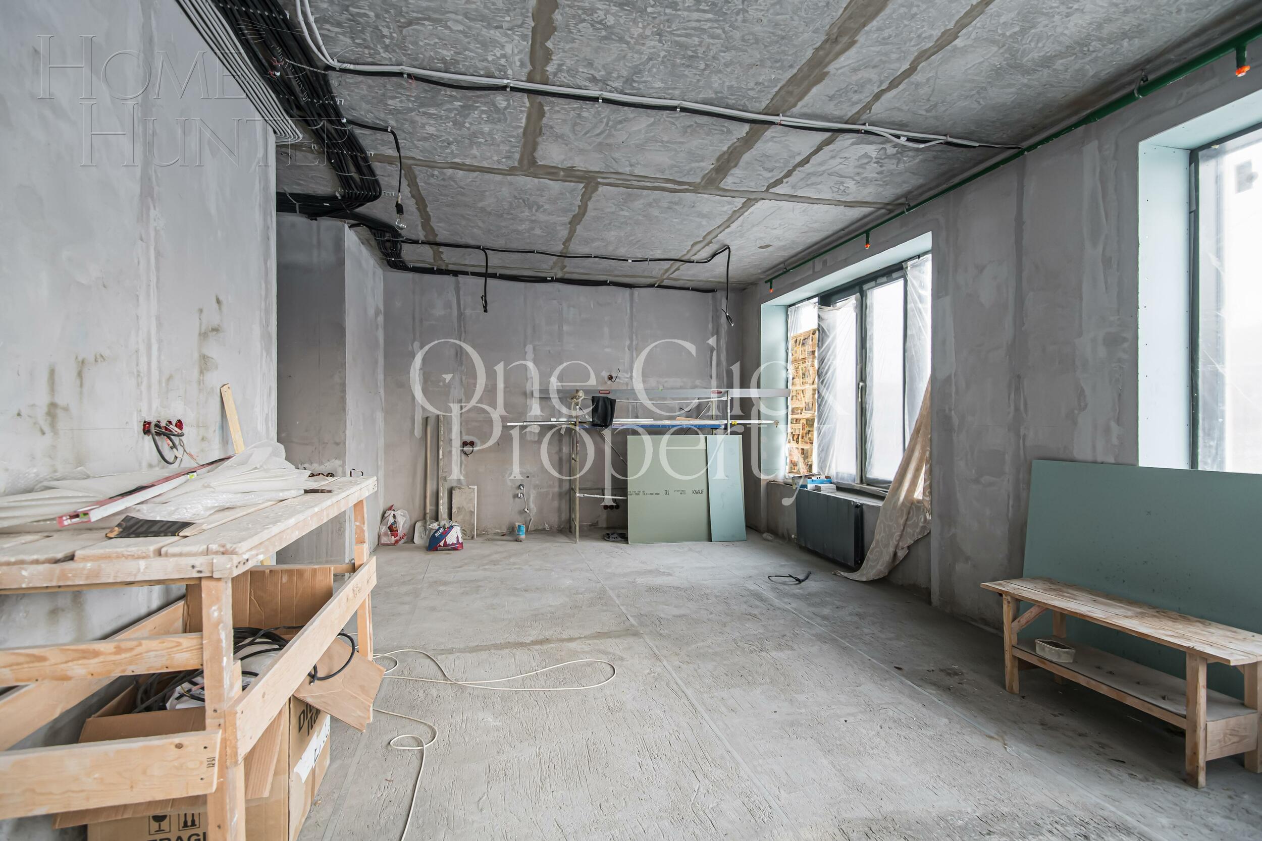 3-КОМН. АПАРТАМЕНТЫ БЕЗ ОТДЕЛКИ 110.3 М² НА 3 ЭТАЖЕ