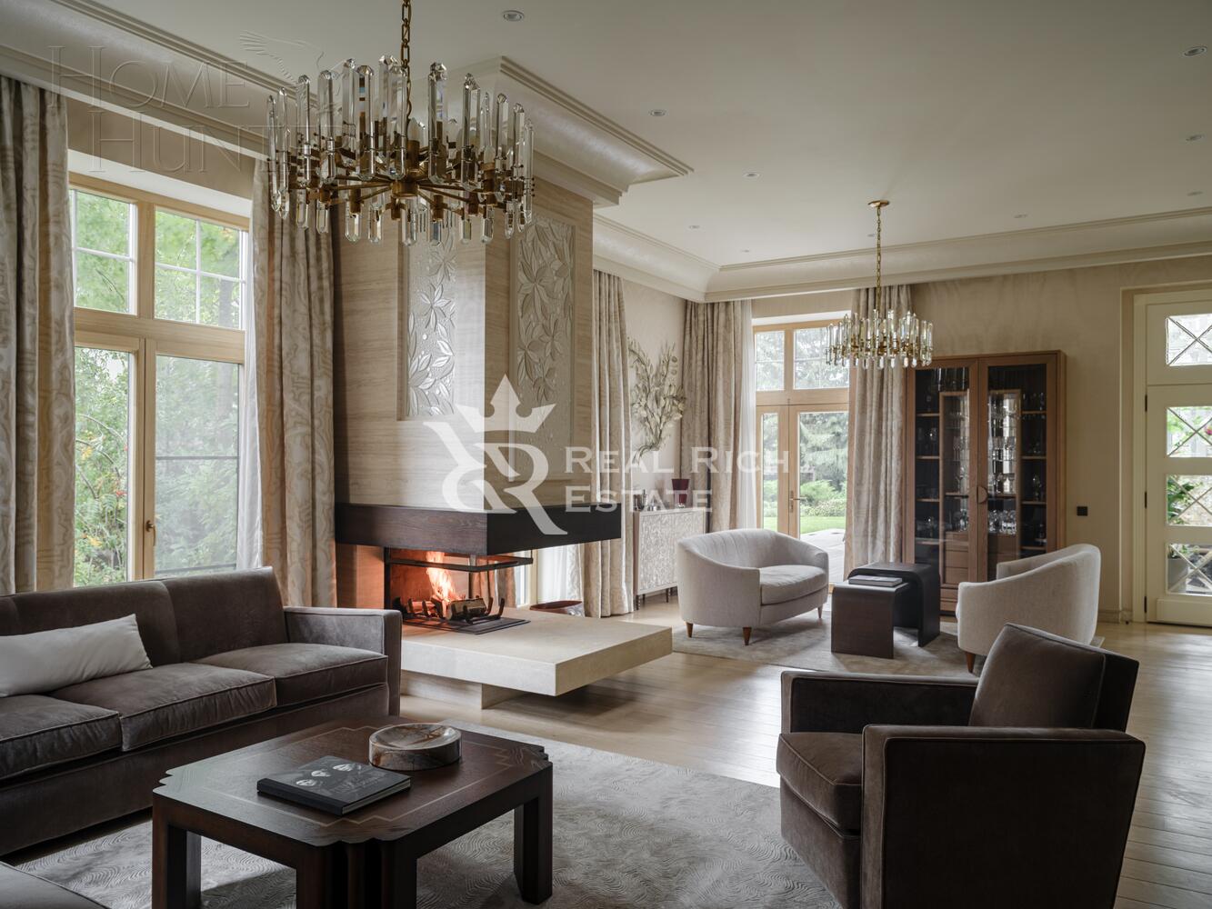 2-этажный коттедж 1 123 м² с отделкой