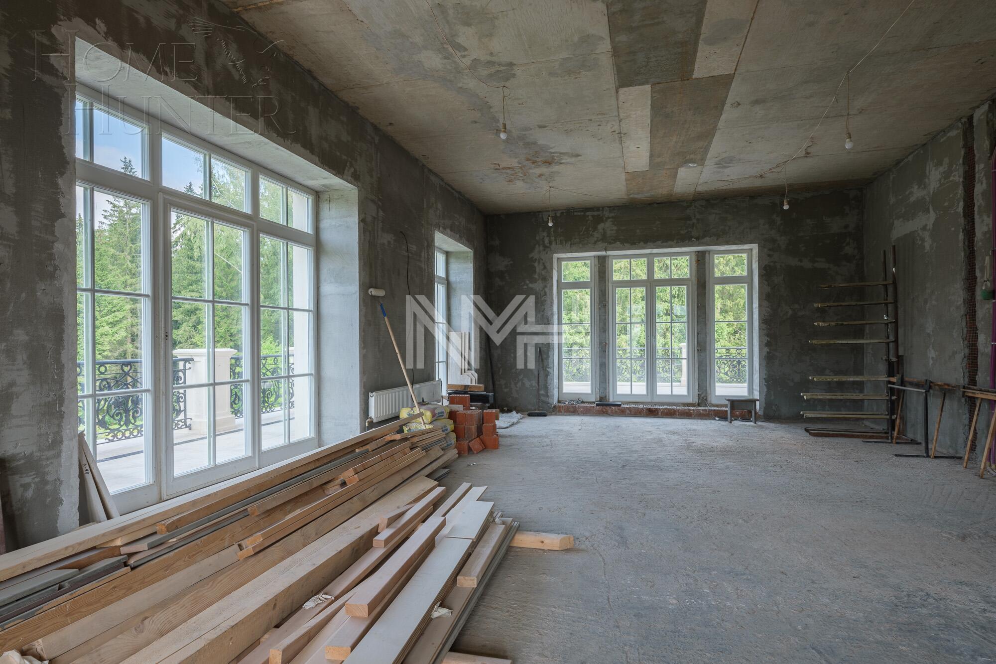 2-этажный коттедж 950 м² без отделки