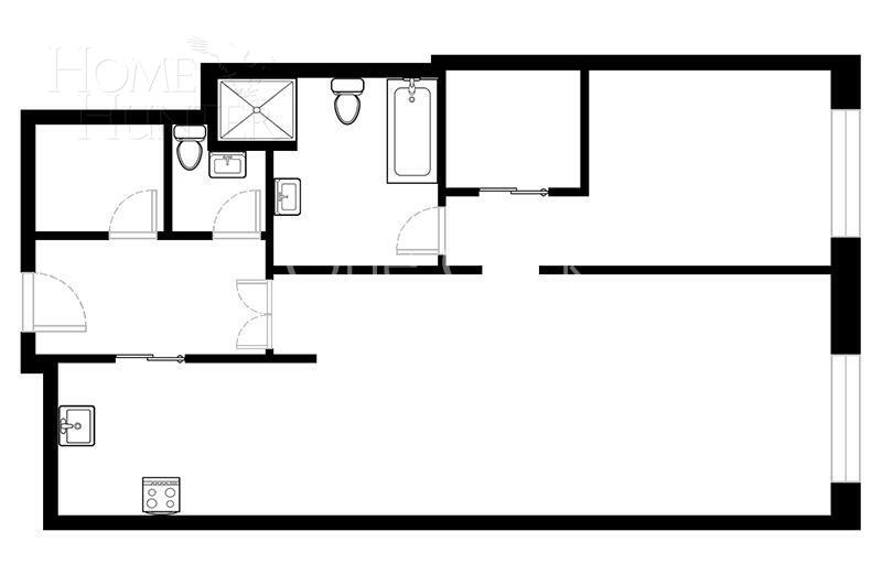 2-КОМН. АПАРТАМЕНТЫ С ОТДЕЛКОЙ 93 М² НА 4 ЭТАЖЕ