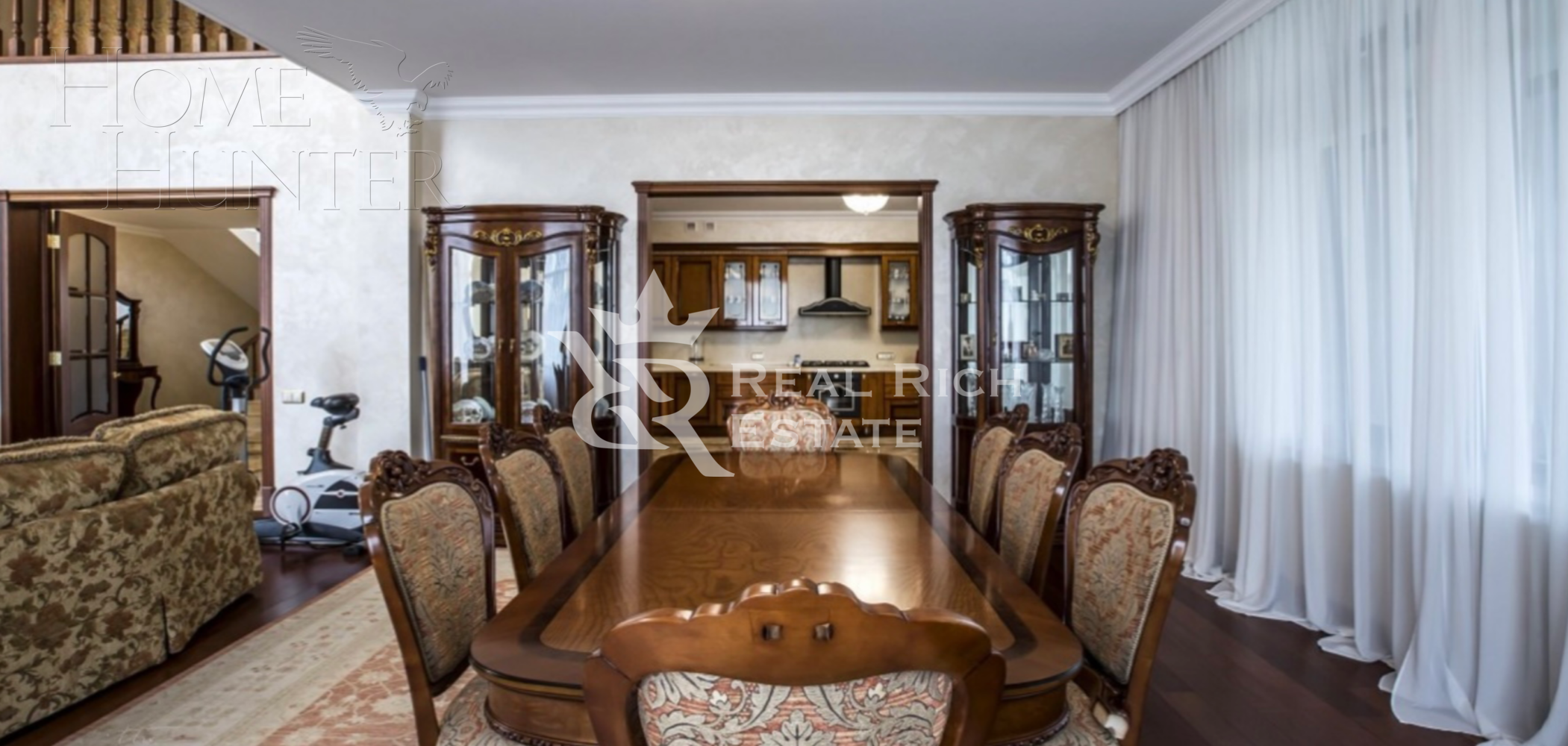 2-этажный коттедж 800 м² с отделкой