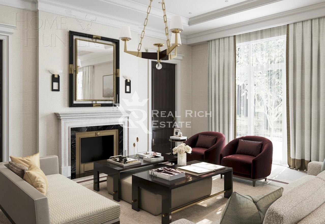 2-этажный коттедж 1 455 м² с отделкой